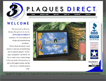 Tablet Screenshot of 3dplaquesdirect.com
